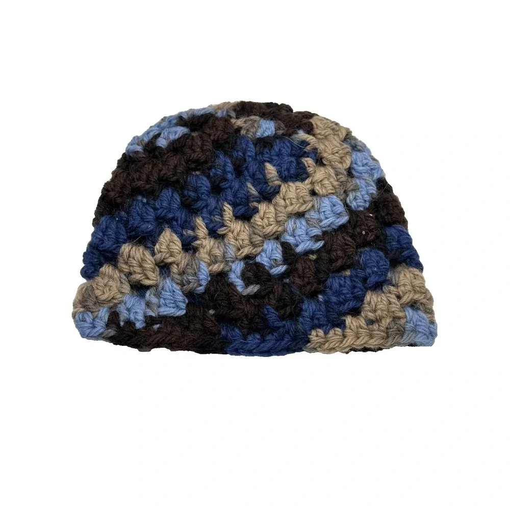 newborn baby hat NEW hand crocheted yarn‎